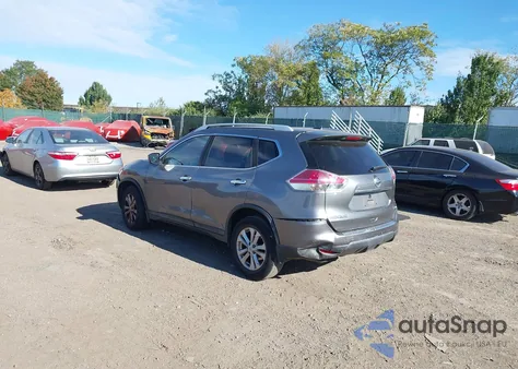 2016 Nissan Rogue Sv z USA, uszkodzony, nr VIN 5N1AT2MV0GC925864